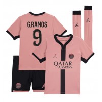 Camiseta Paris Saint-Germain Goncalo Ramos #9 Tercera Equipación Replica 2024-25 para niños mangas cortas (+ Pantalones cortos)